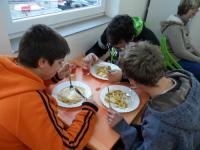Otevření výdejny školních obědů v budově školy